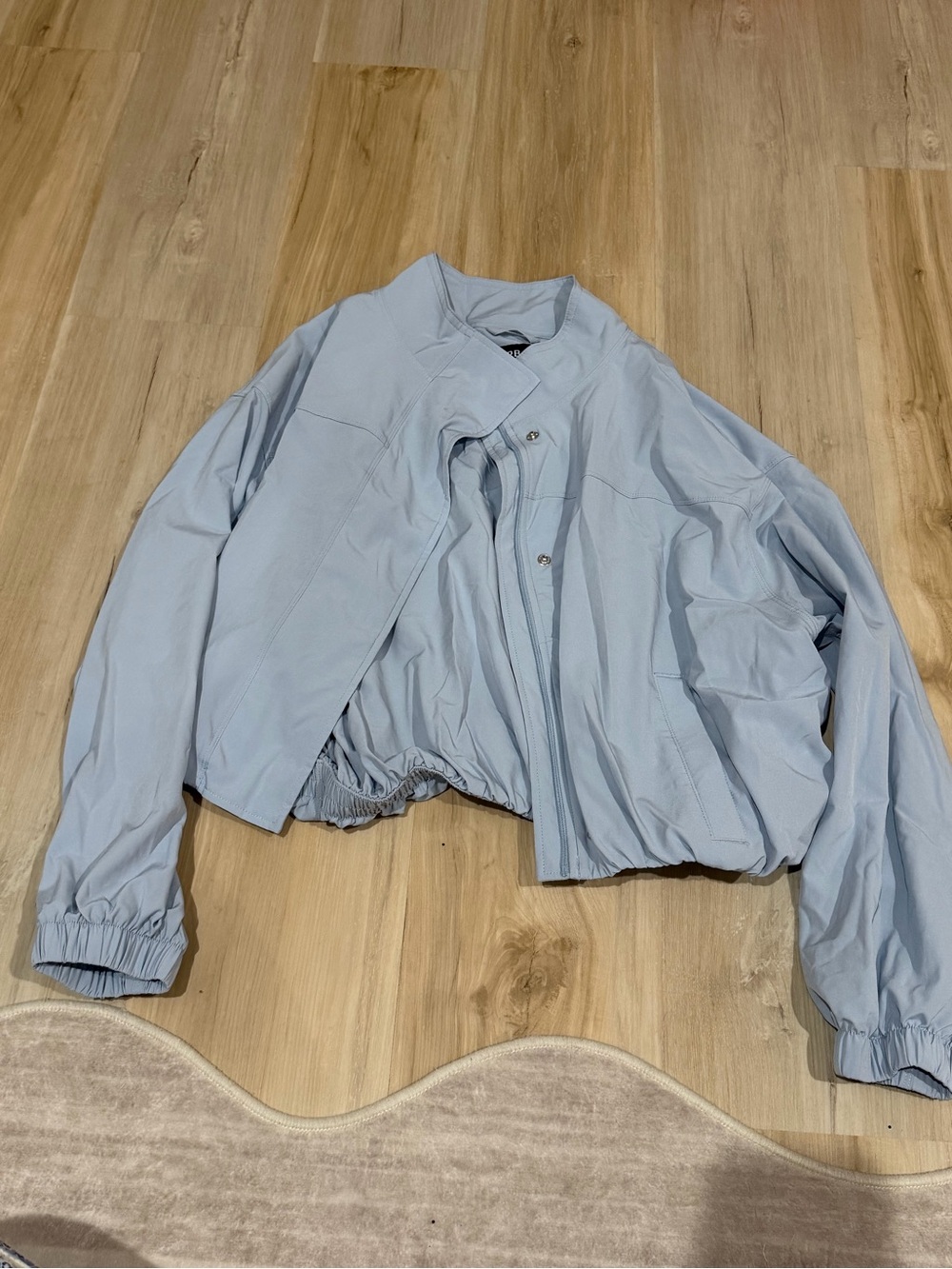 Abercrombie & Fitch Light Blue Women's Bomber Jacket